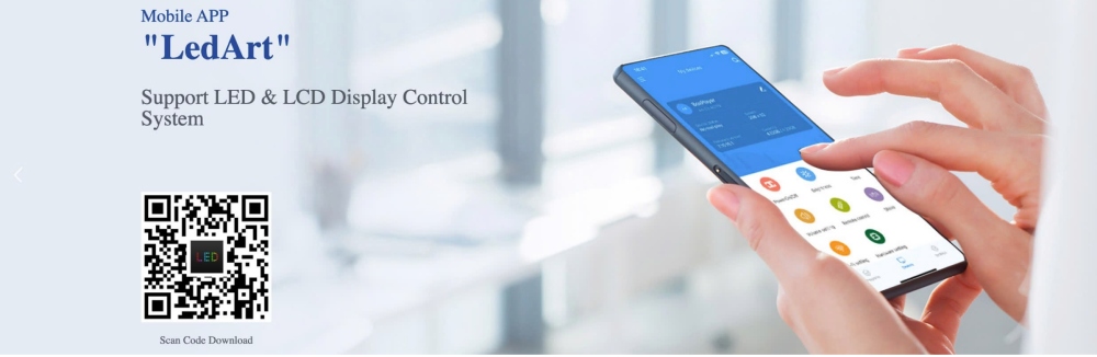 hướng dẫn sử dụng màn hình quảng cáo lcd chân đứng Tân Hải Thái bằng điện thoại, app Ledart