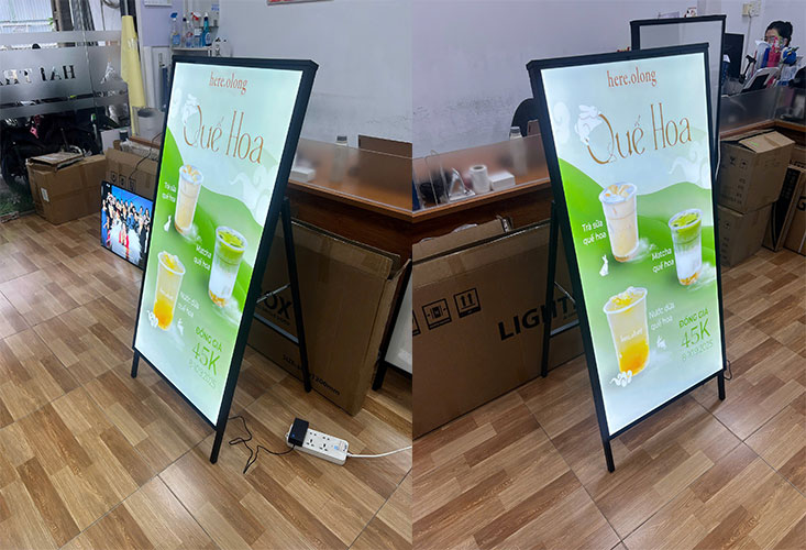 Tranh điện chân đứng chữ A 60x120cm 4