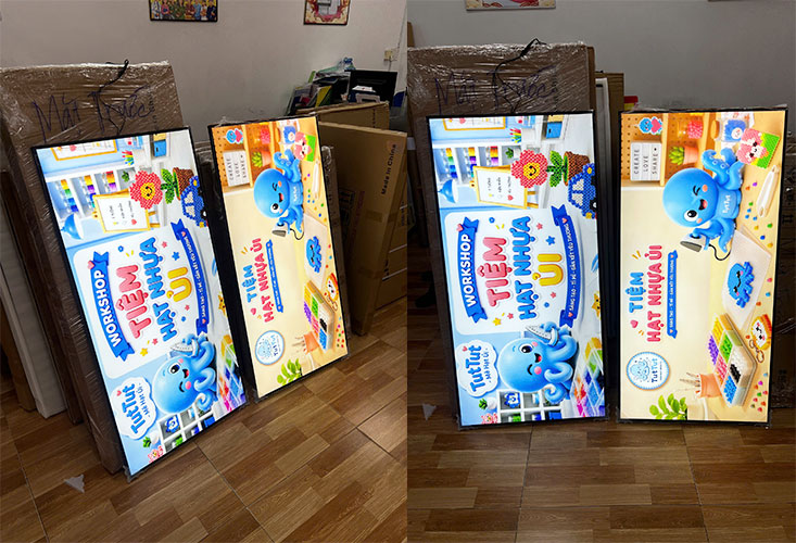 Tranh điện tranh rút treo tường 60x120cm 3