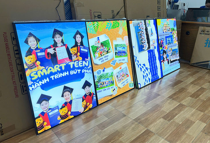 Tranh điện tranh rút treo tường A1 1