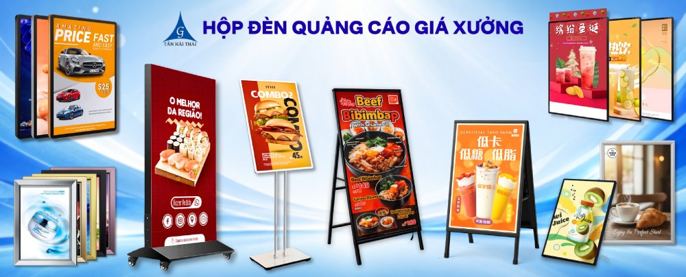 Hộp đèn siêu mỏng giá xưởng tại Tân Hải Thái