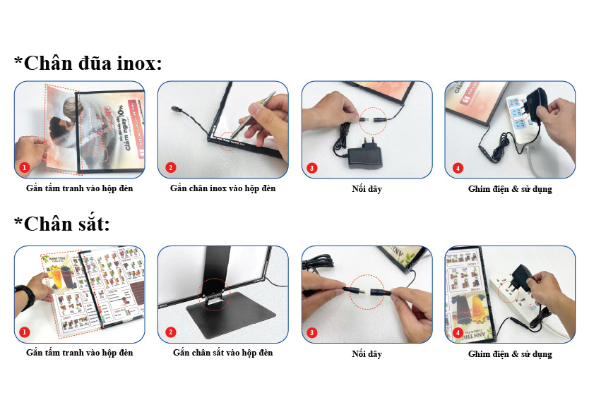 hướng dẫn lắp ráp tranh điện tranh rút A3 để bàn