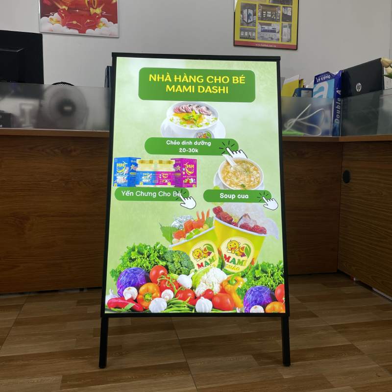 Tranh Rút 60x90cm - Chân A - 1 Mặt