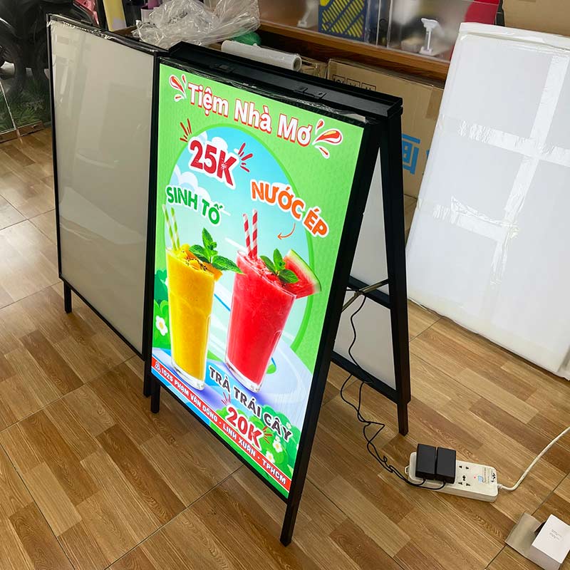 Tranh Rút 60x90cm - Chân A - 2 Mặt