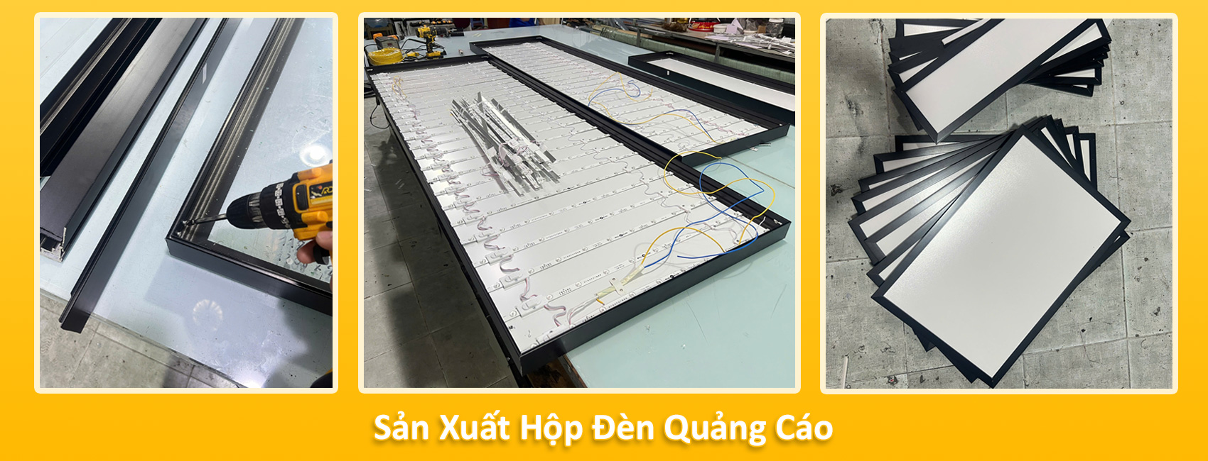 Baner sản xuất hộp đèn quảng cáo